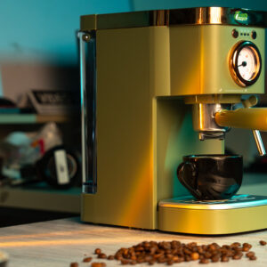 O10-Retto Forest Green – Espresso Machine (20 Bar)