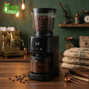 O10 Caffizio – Digital Electric Coffee Grinder