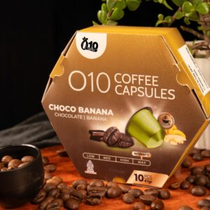 O10 Robusta Infused Choco Banana Coffee Capsule Nespresso Compatible