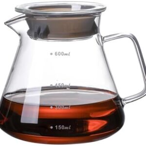Transparent Glass Coffee Server Pot